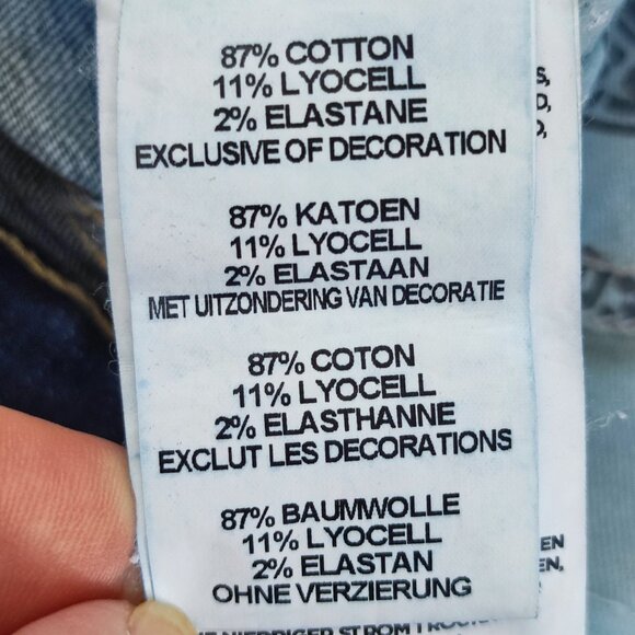 Harley -Davidson jeans women's size 29 denim blue mid rise slim boyfriend - Picture 8 of 16